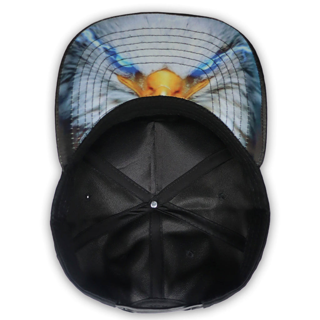 GORRA CULICHI CAPS EL HALCON BLACK GOMA SOLIDA