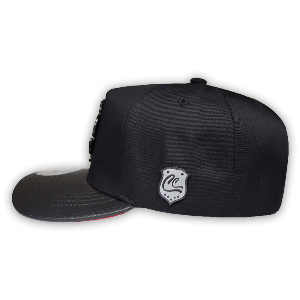 GORRA CULICHI CAPS BLACK ALIEN PLACA SOLIDA