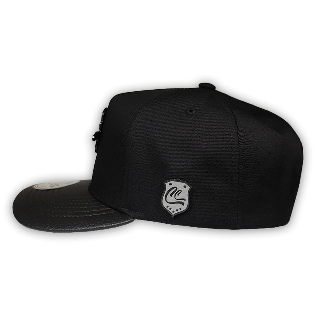 GORRA CULICHI CAPS BAD BOY PLACA BLACK SOLIDA