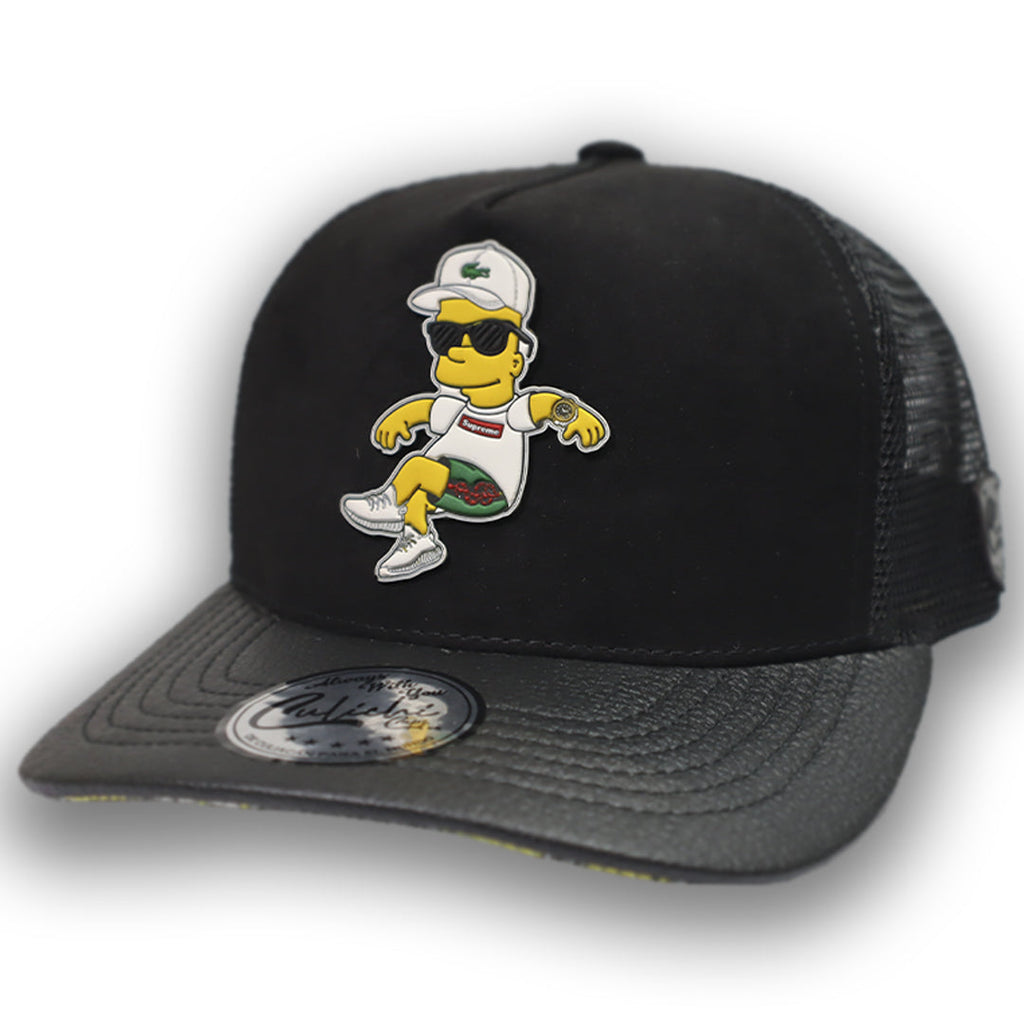 GORRA CULICHICAPS BAD BOY BLACK TRUCKER GOMA