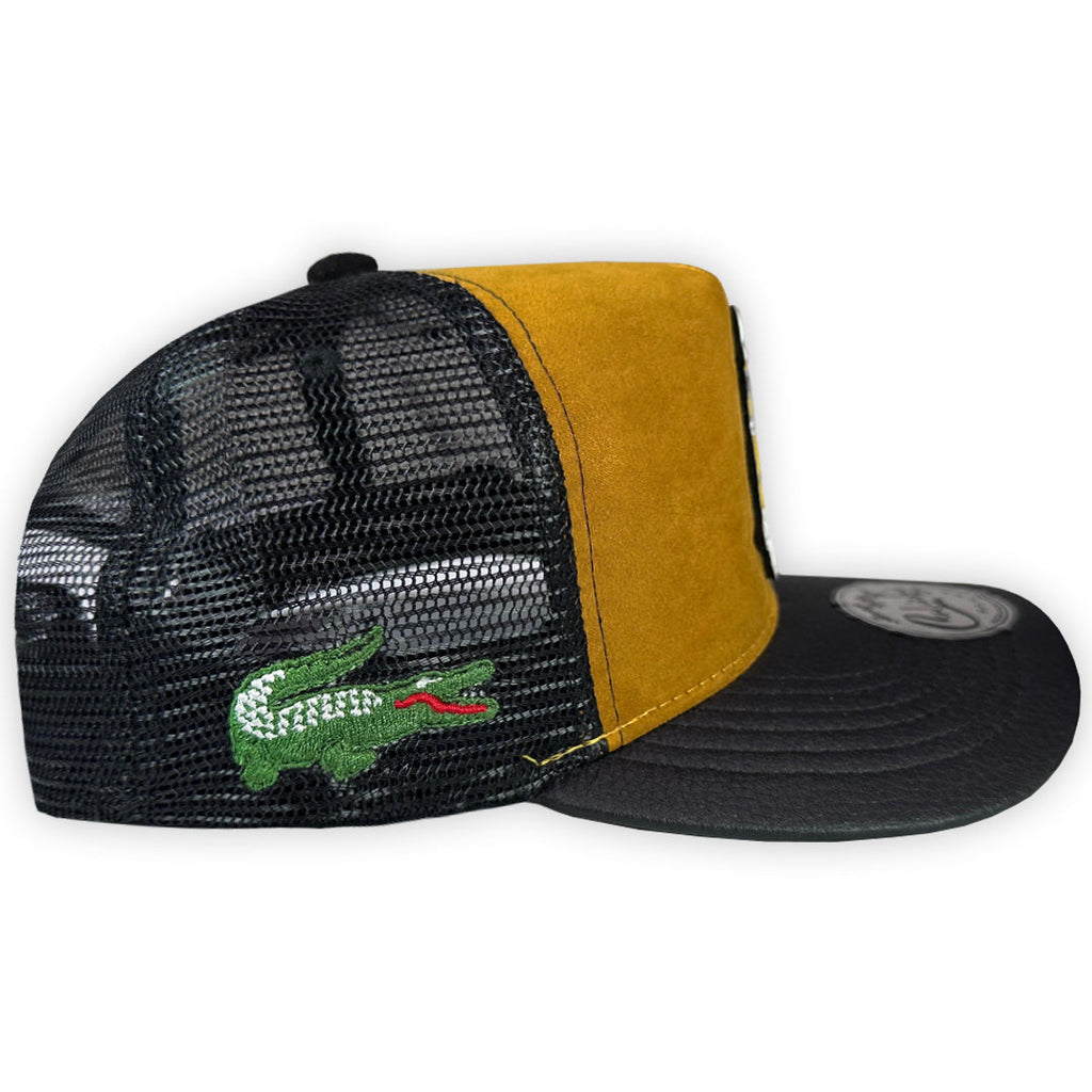 GORRA CULICHICAPS BAD BOY MOSTAZA TRUCKER GOMA