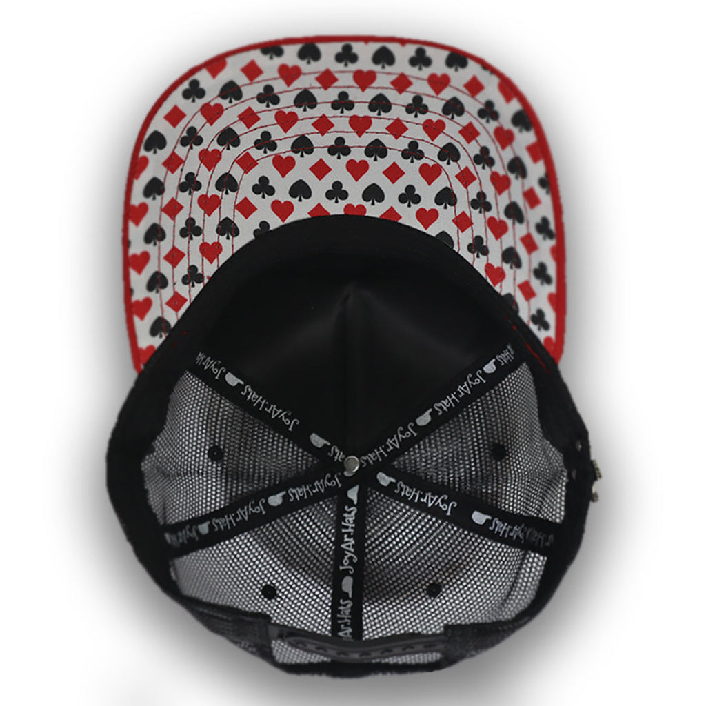 GORRA JA HATS BLACK JACK RED TRUCKER