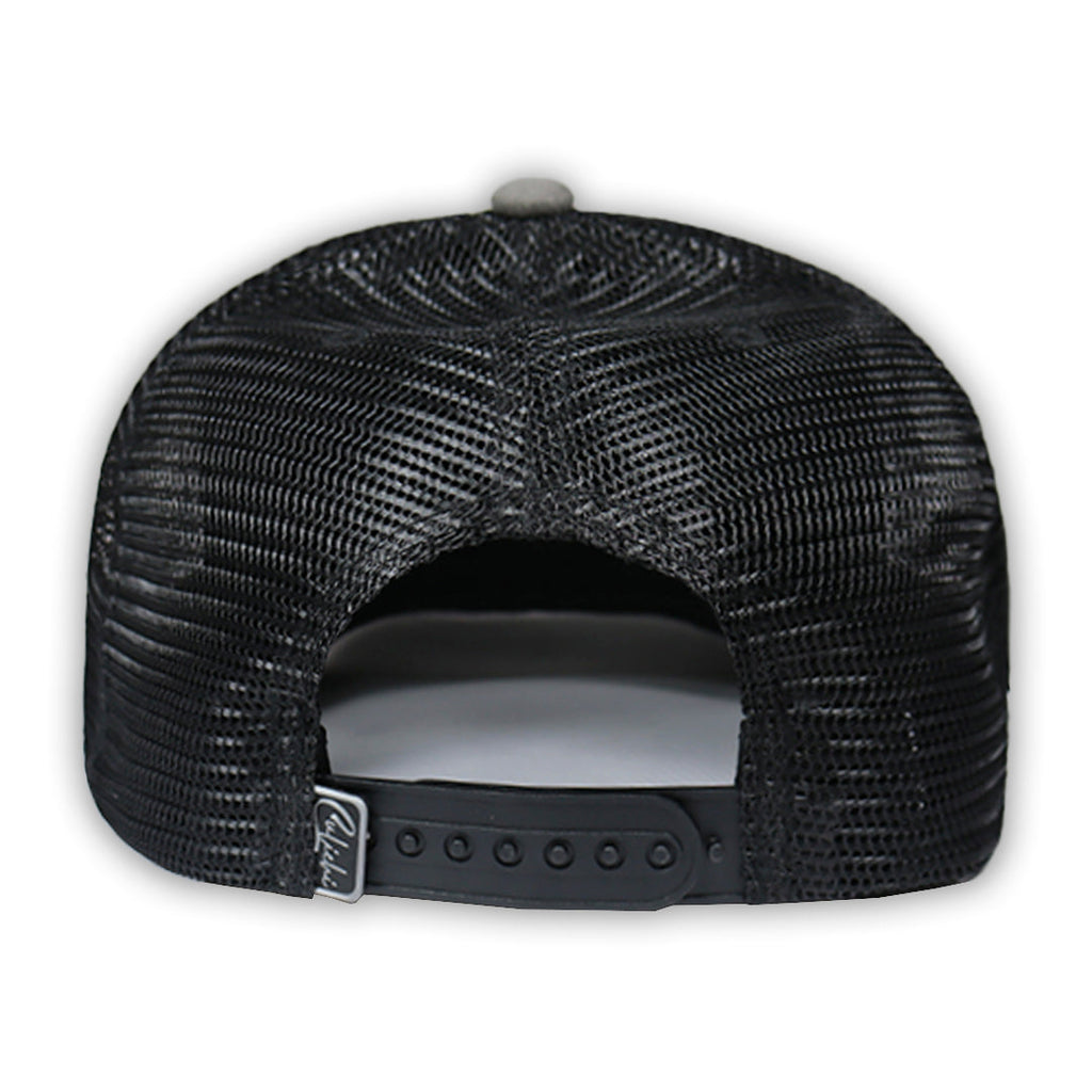 GORRA CULICHI CAPS DEAD SKULL PLACA GRAY TRUCKER