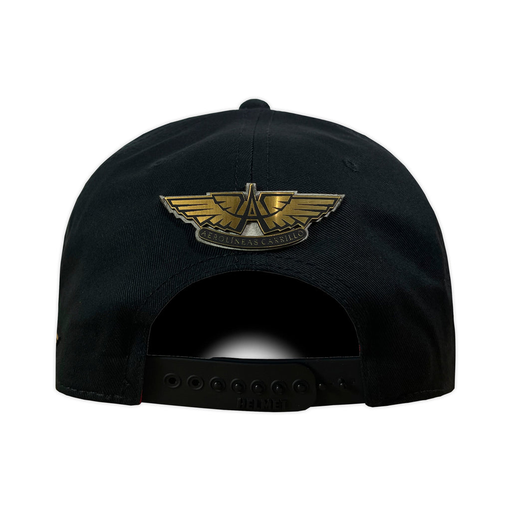 Gorra Vago Style Amado Carrillo Black Black Bullets Under Curva