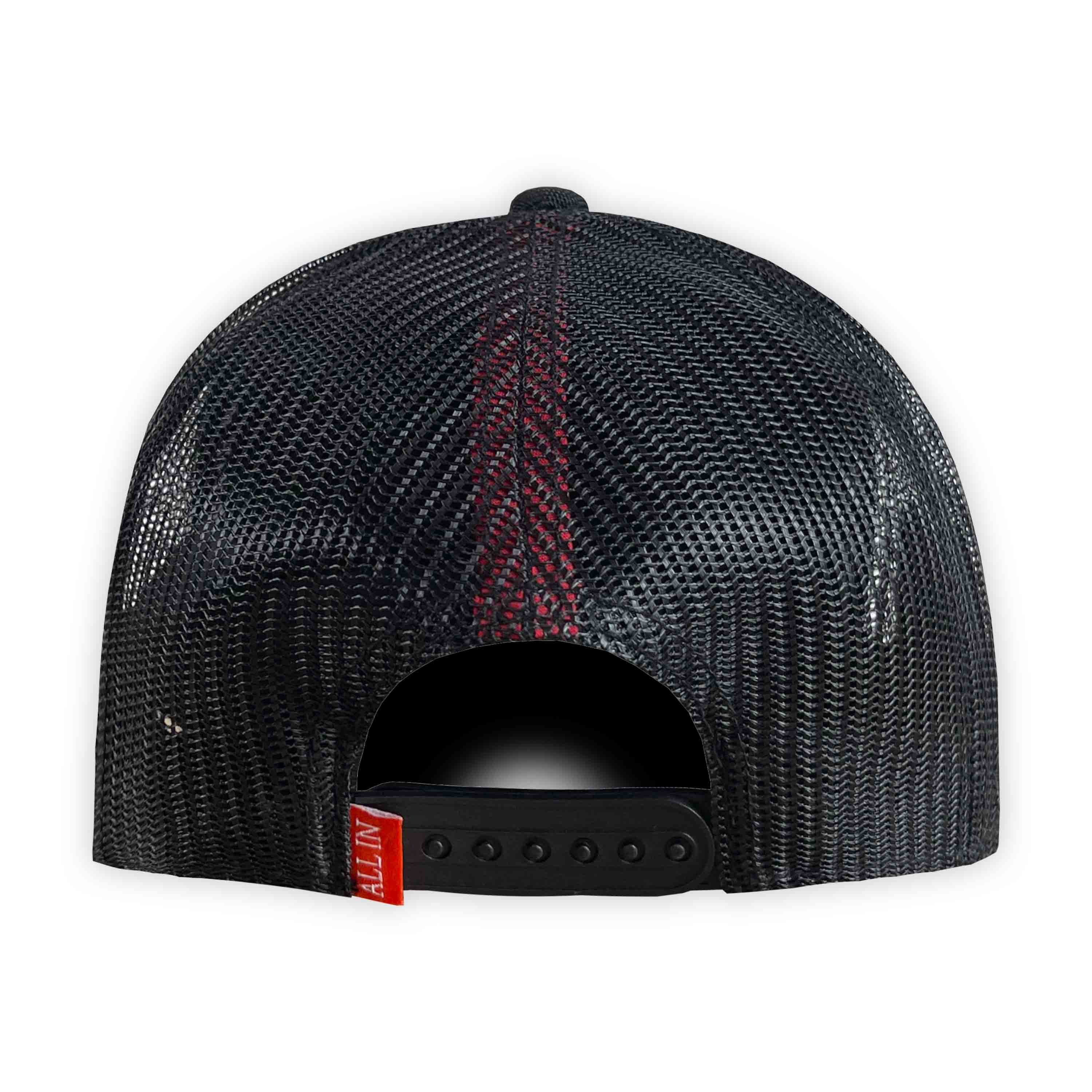 GORRA ALL IN BRAND CHROME COLOR BLACK