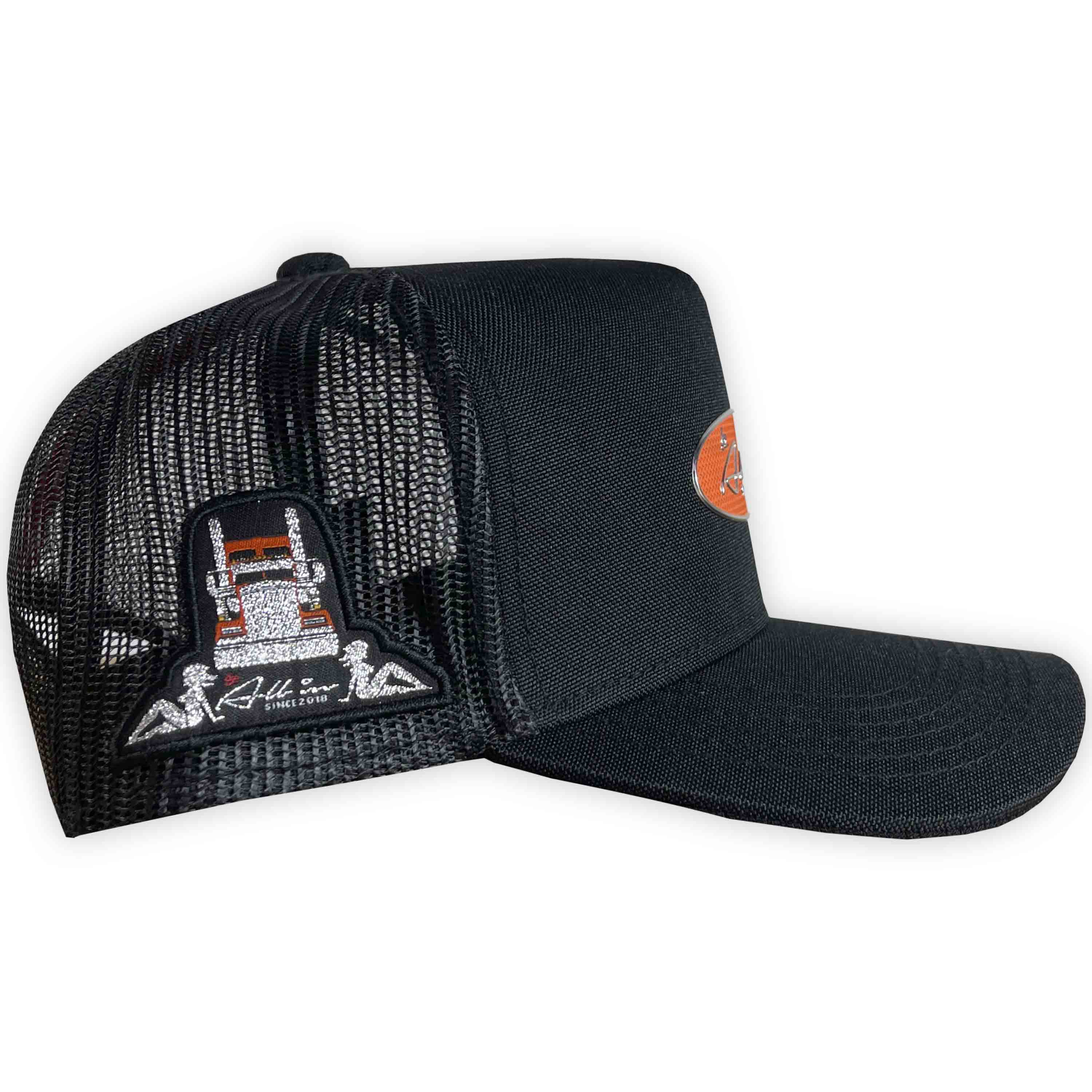 GORRA ALL IN BRAND CHROME COLOR BLACK