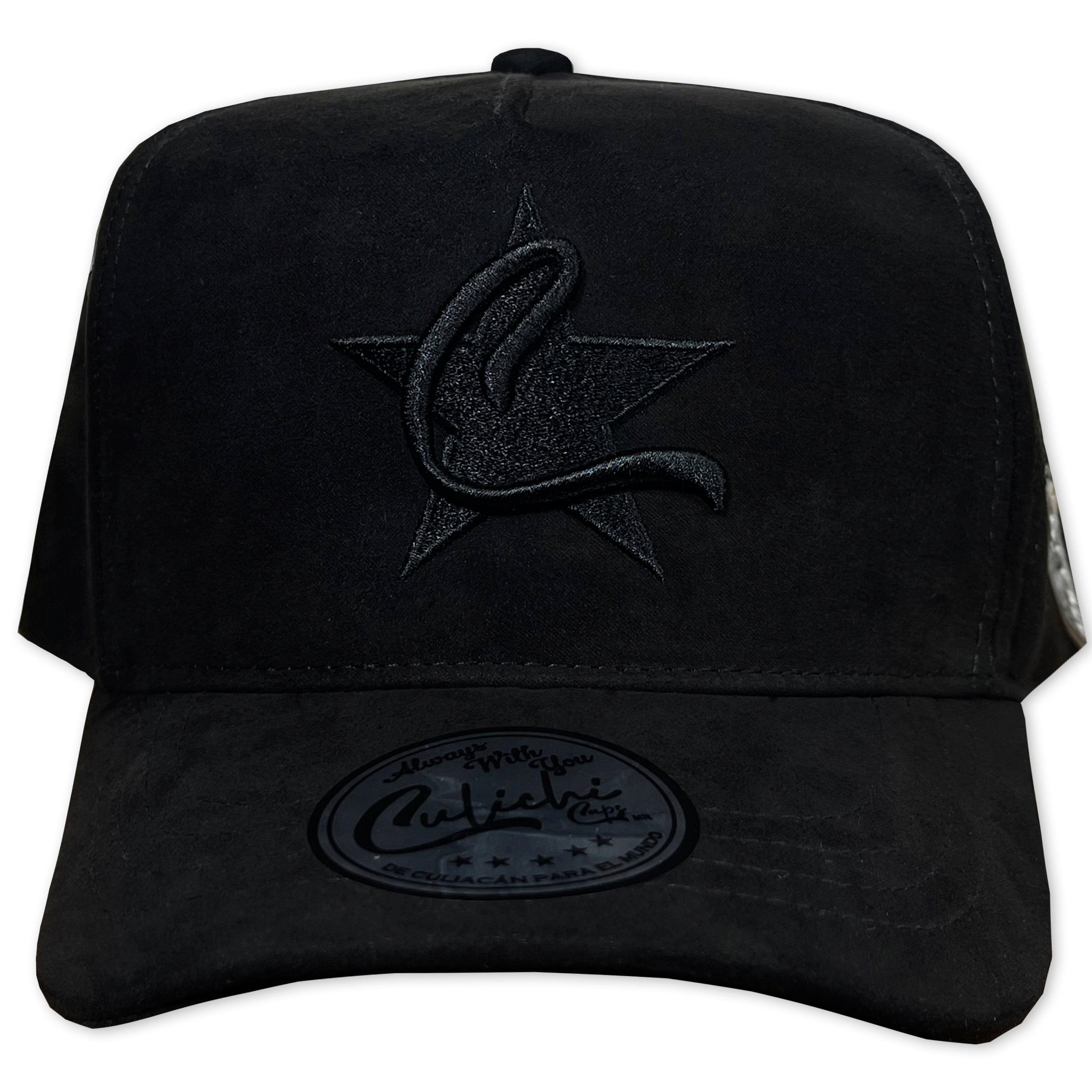 GORRA CULICHI CAPS FAITH LEGACY BLACK GAMUZA
