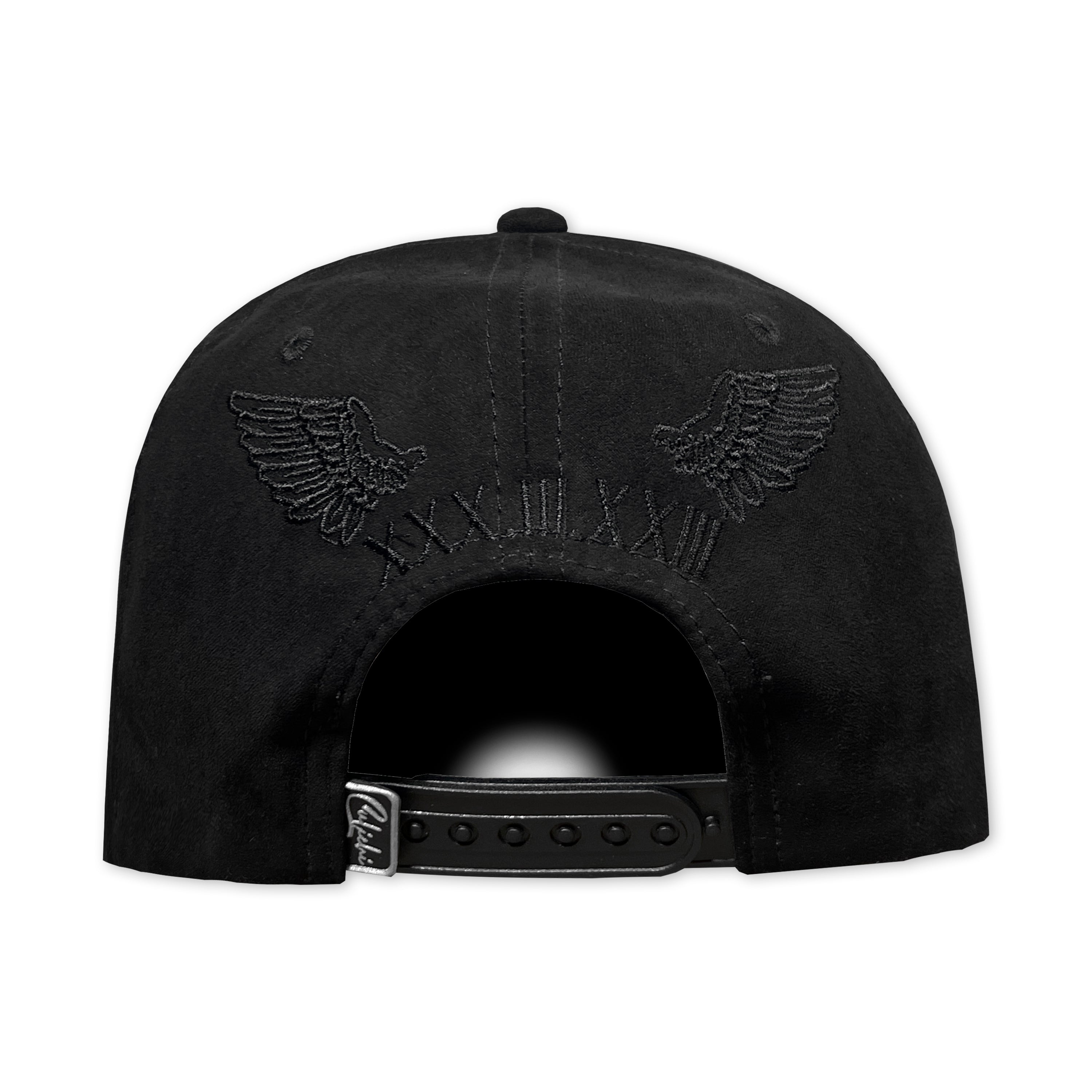 GORRA CULICHI CAPS FAITH LEGACY BLACK GAMUZA
