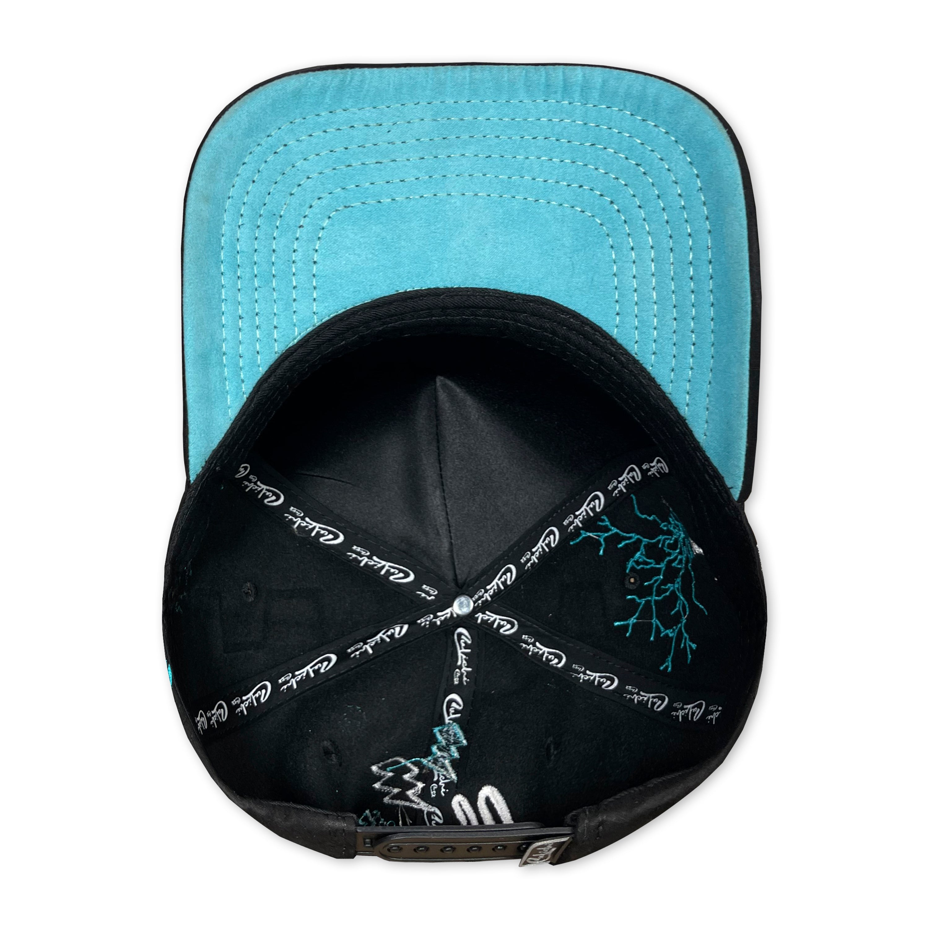 GORRA CULICHI CAPS RESPECT BLACK GAMUZA