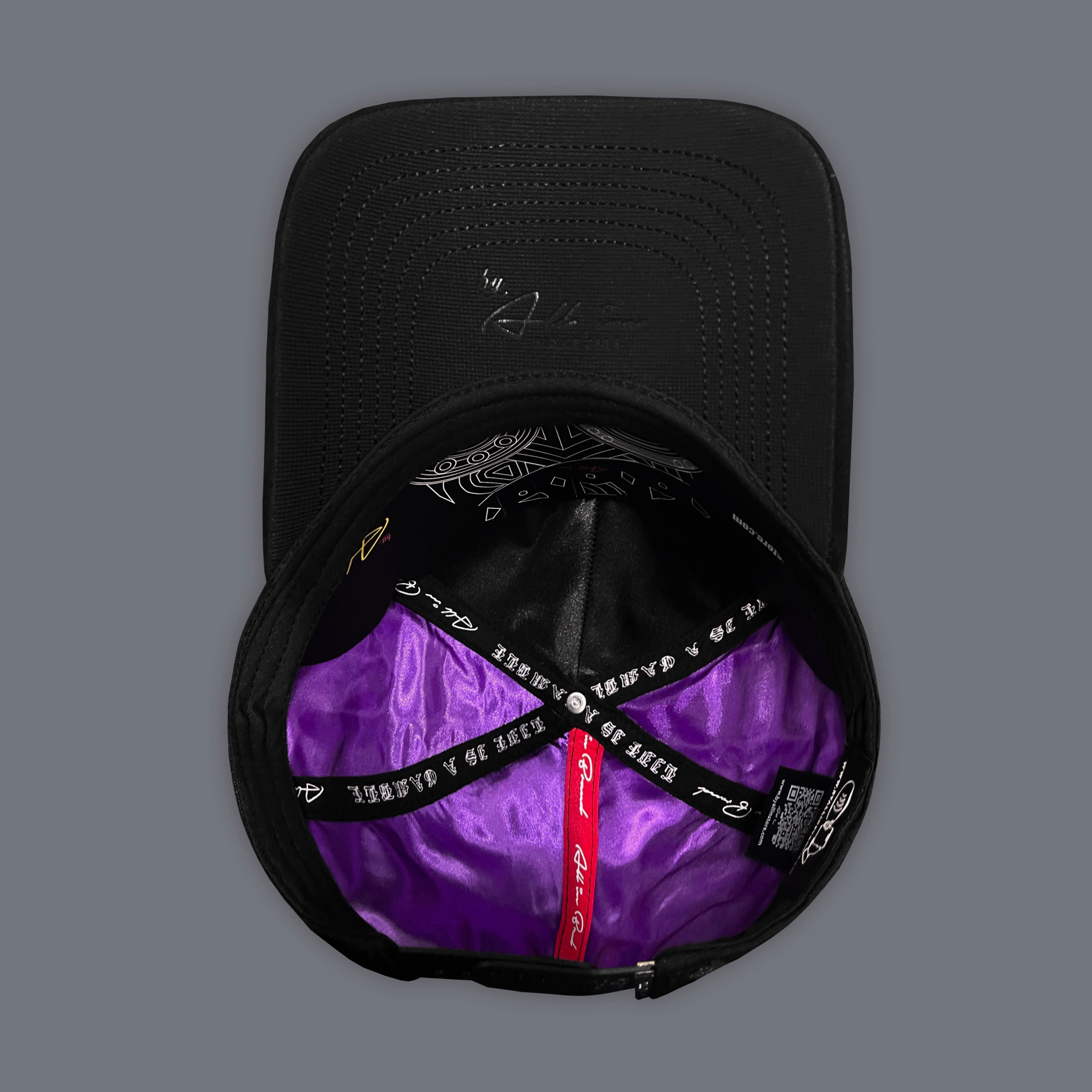 GORRA ALL IN BRAND KING OF GAMBLING BLACK