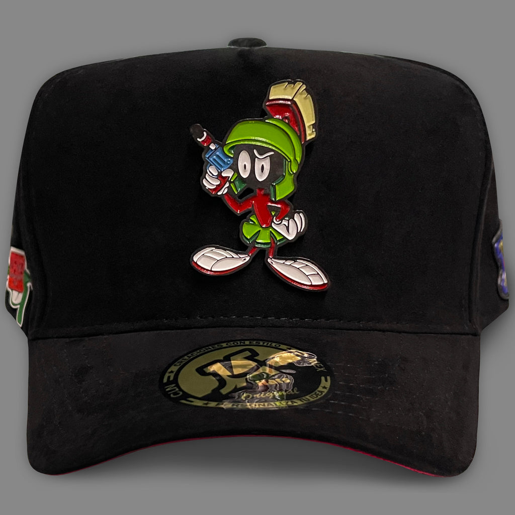 GORRA JA HATS MARCIANO GAMUZA BLACK