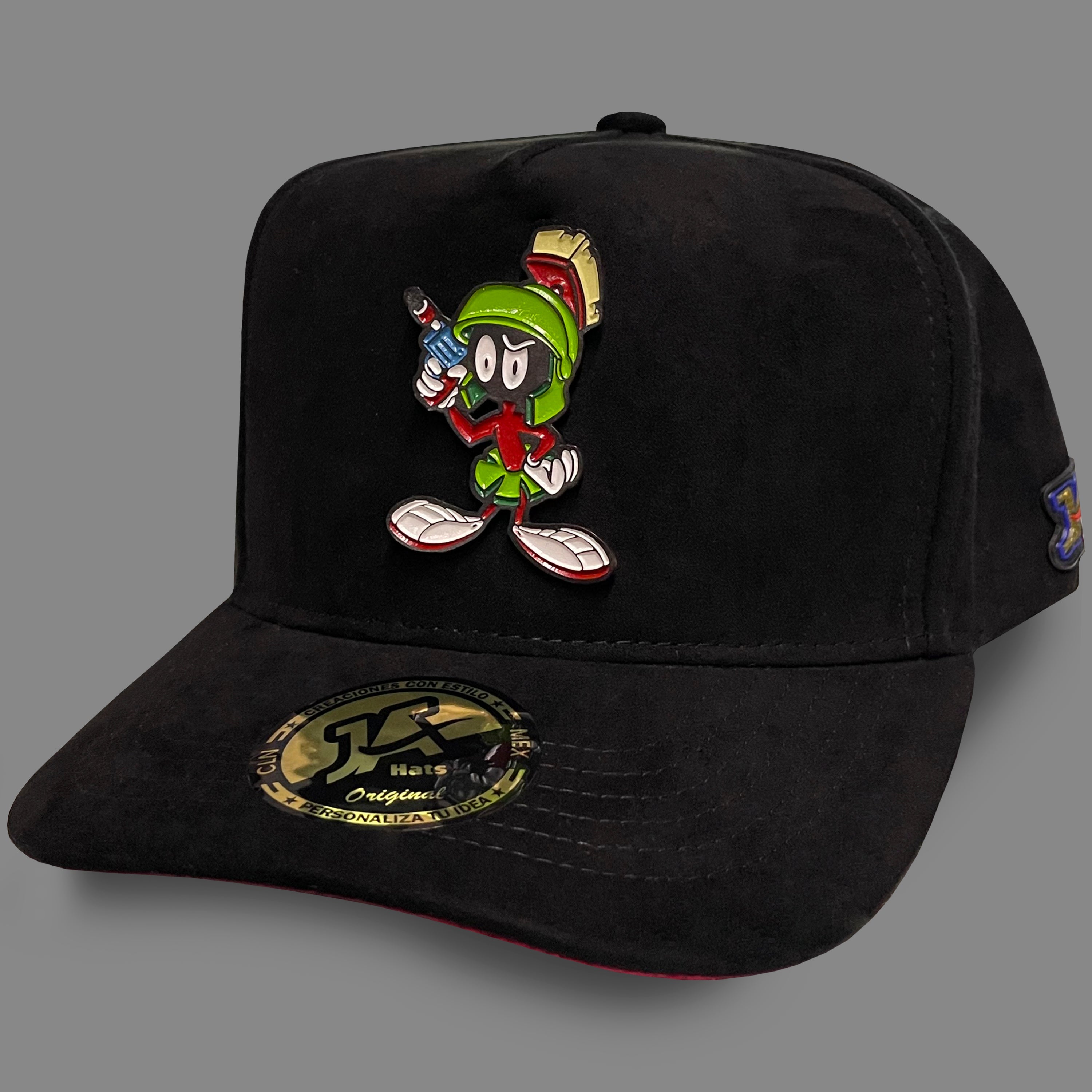 GORRA JA HATS MARCIANO GAMUZA BLACK