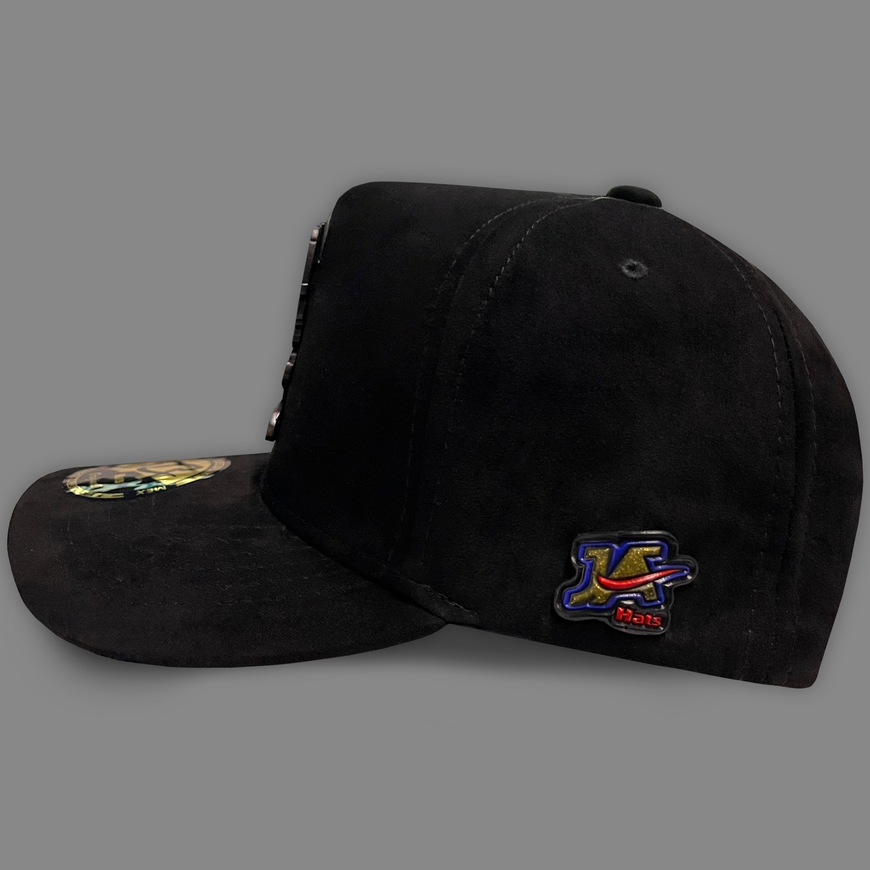 GORRA JA HATS MARCIANO GAMUZA BLACK