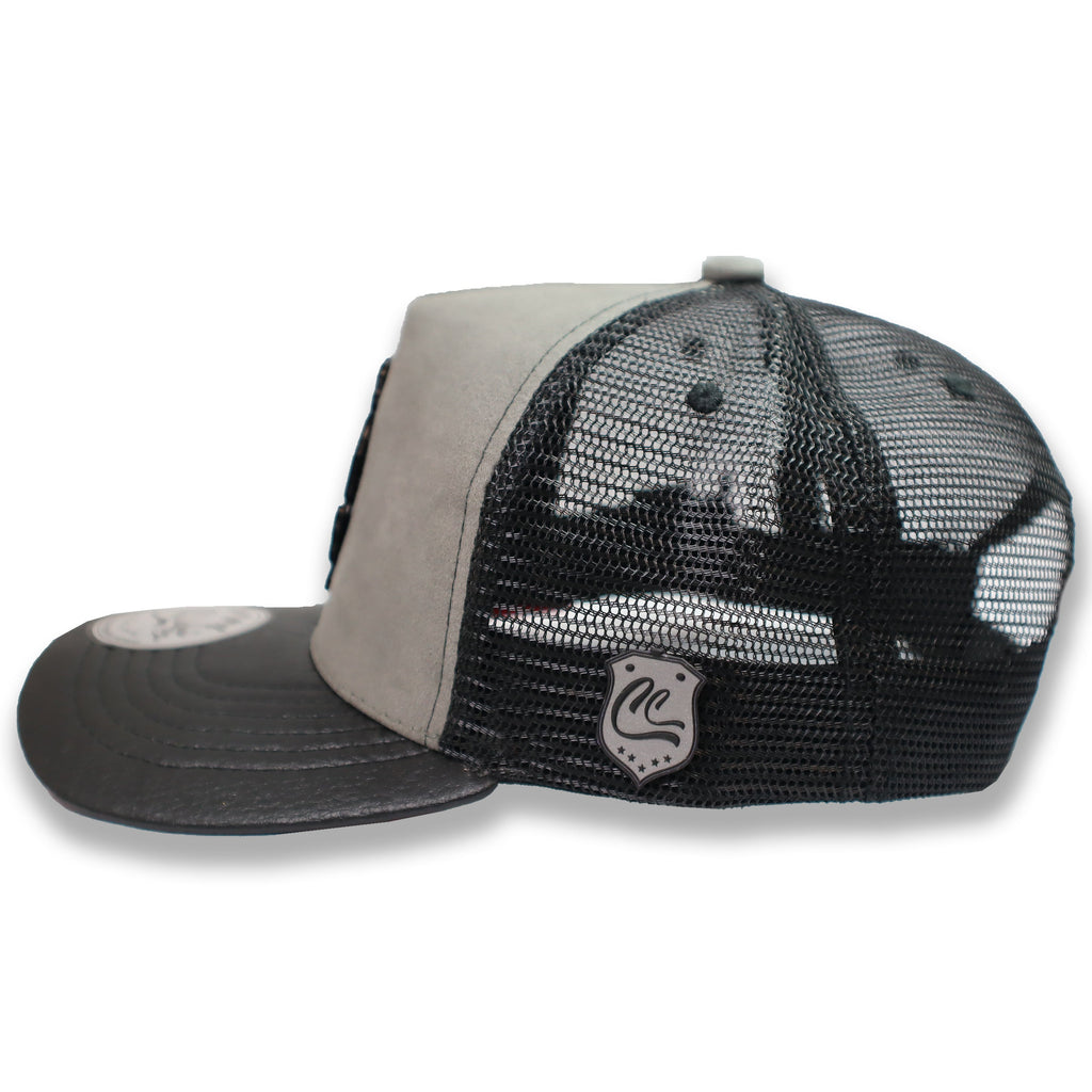 GORRA CULICHI CAPS GRAY ALIEN TRUCKER