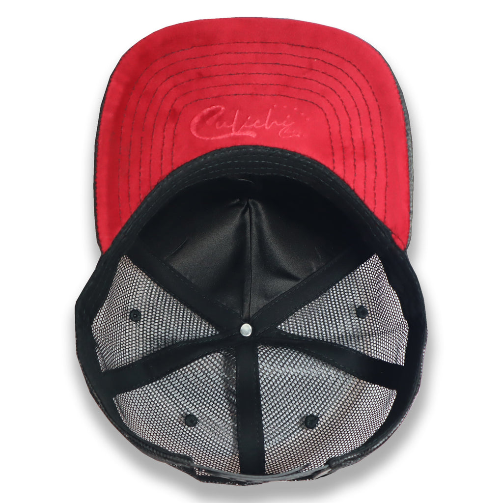 GORRA CULICHI CAPS RED ALIEN TRUCKER