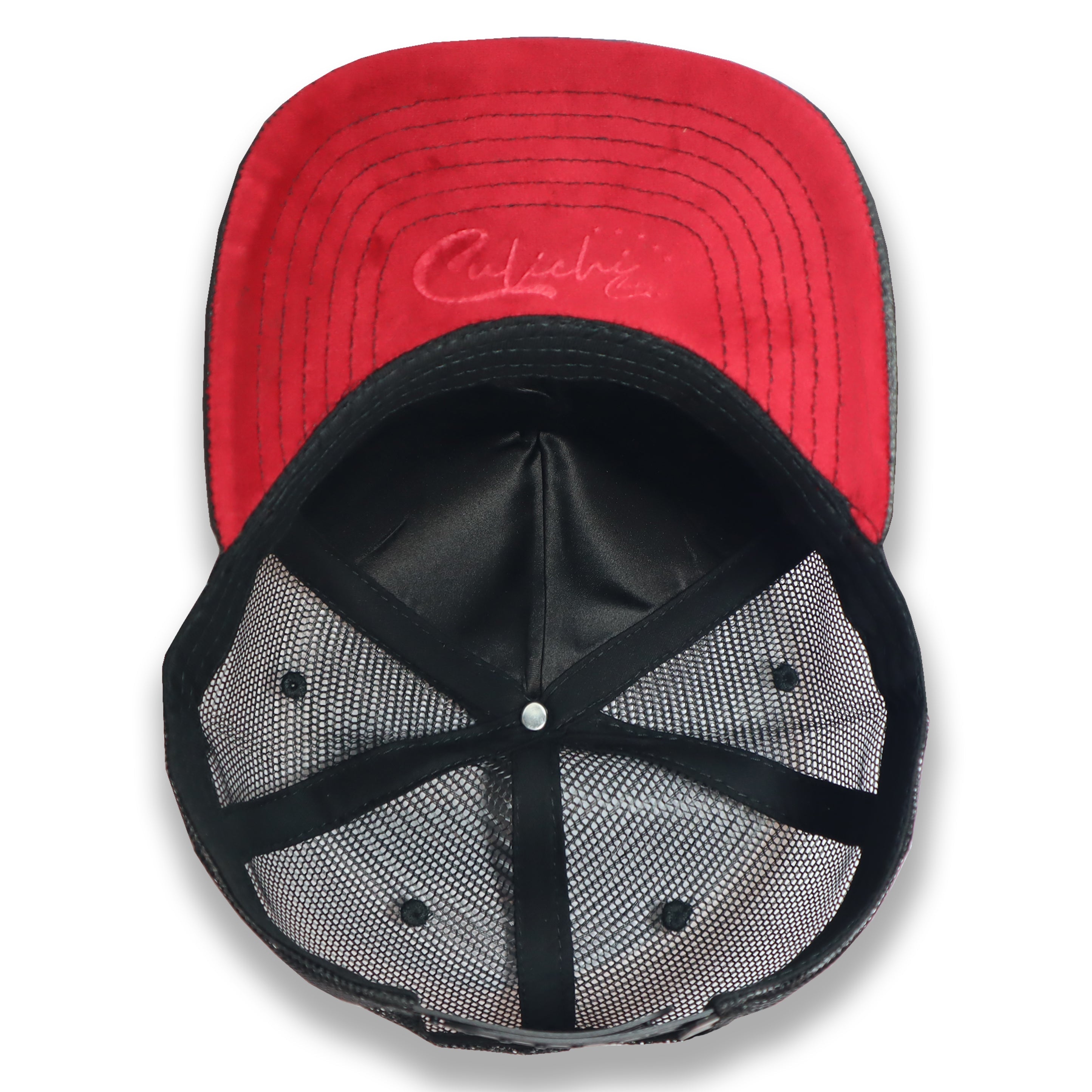 GORRA CULICHI CAPS RED ALIEN TRUCKER