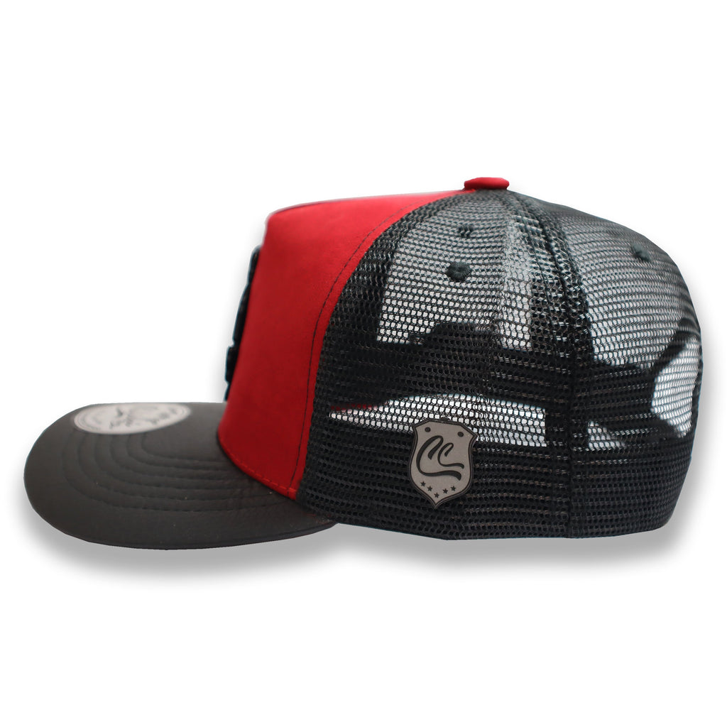 GORRA CULICHI CAPS RED ALIEN TRUCKER