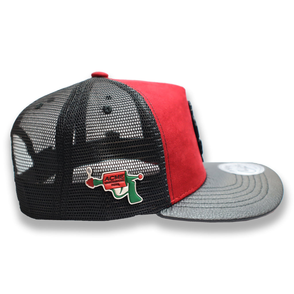 GORRA CULICHI CAPS RED ALIEN TRUCKER