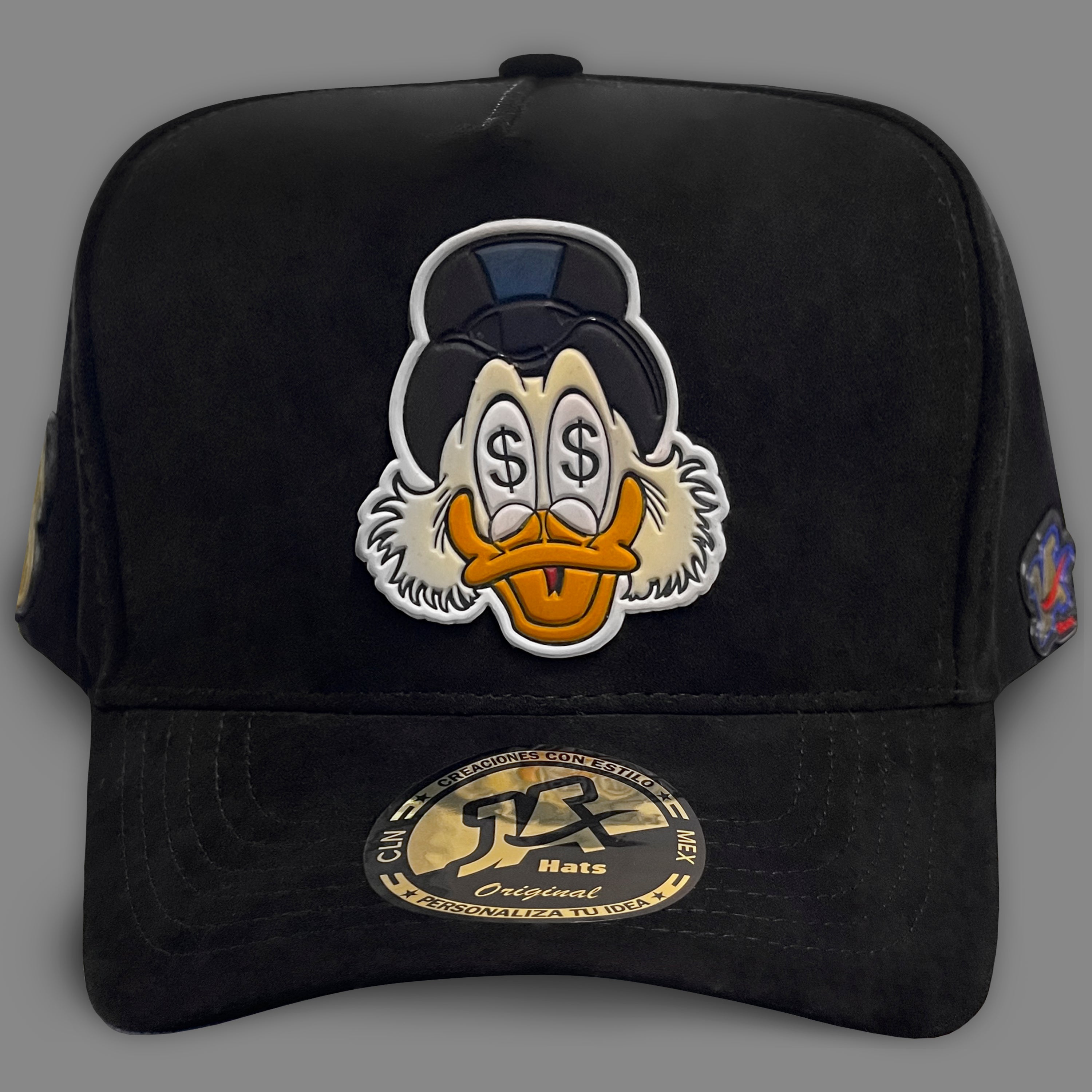 GORRA JA HATS MC PATO FACE GAMUZA NEGRA