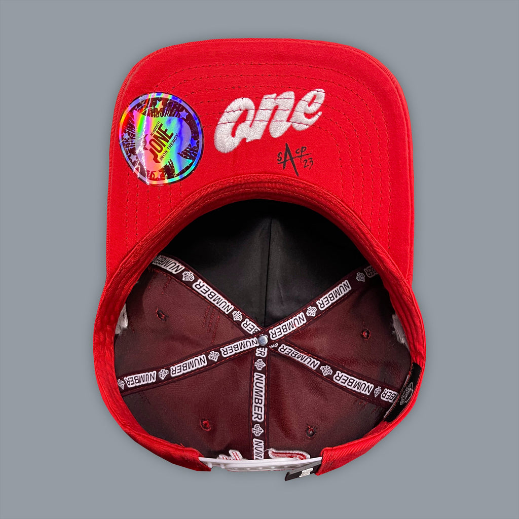 ONE RED BASEBALL