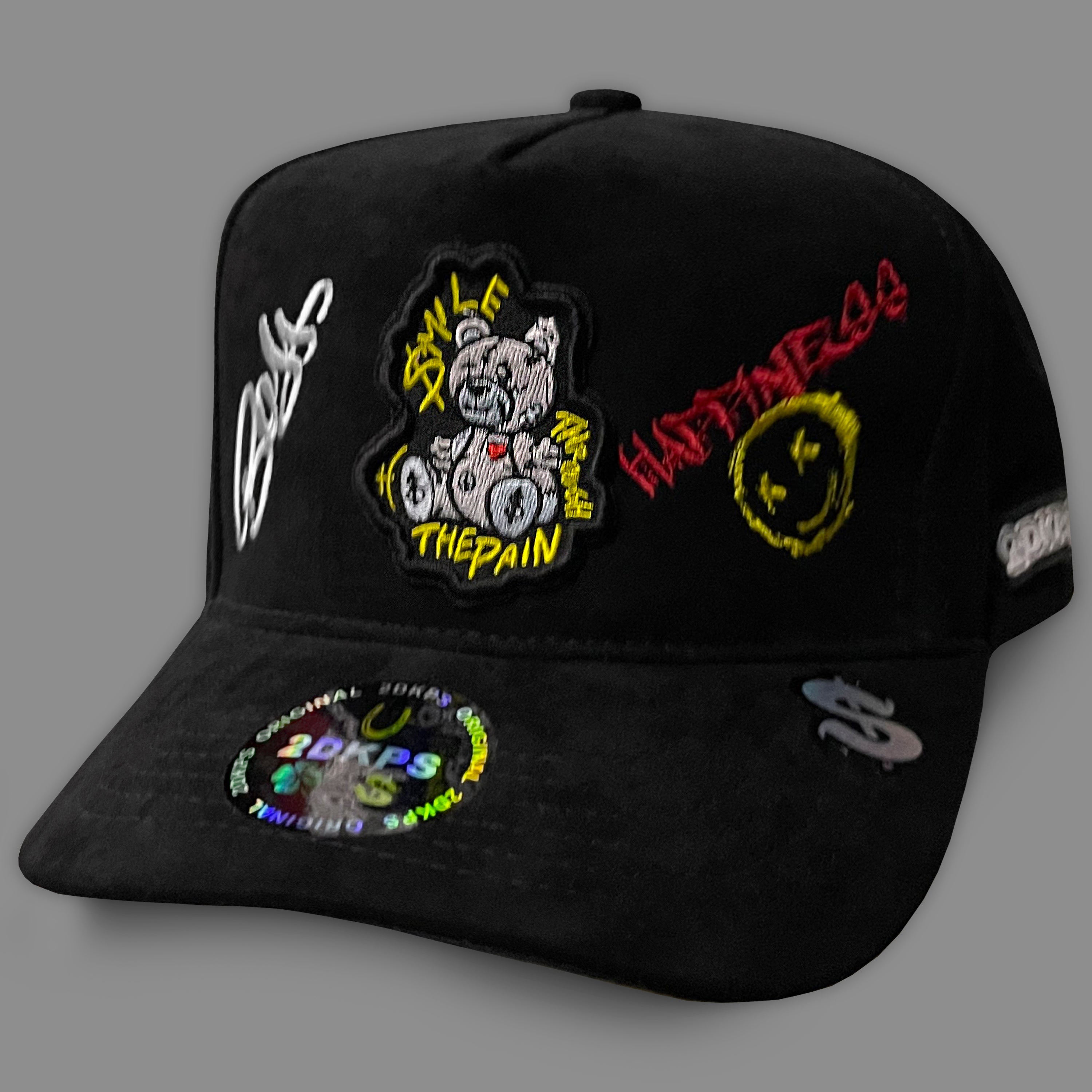 Gorra OSO SMILE THE PAIN GAMUZA