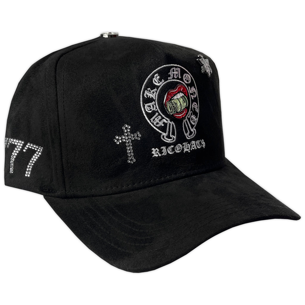 GORRA RICO HATS RICO CHROME PLACA GAMUZA CURVA