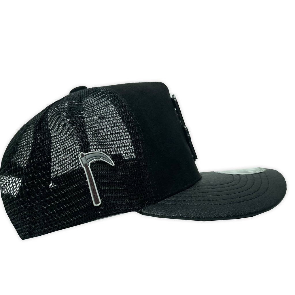 Gorra Culichi Caps Dead Skull Placa Black Trucker