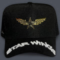 GORRA ALL IN BRAND BLACK STAR WINGS GOLDEN TR