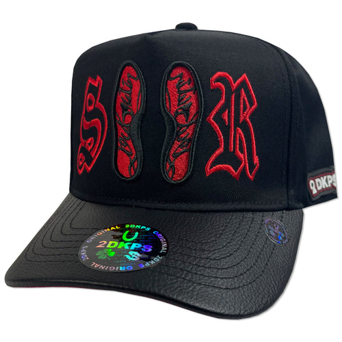 Gorra 2DKPS SUELITA ROJA VISERA VINIPIEL