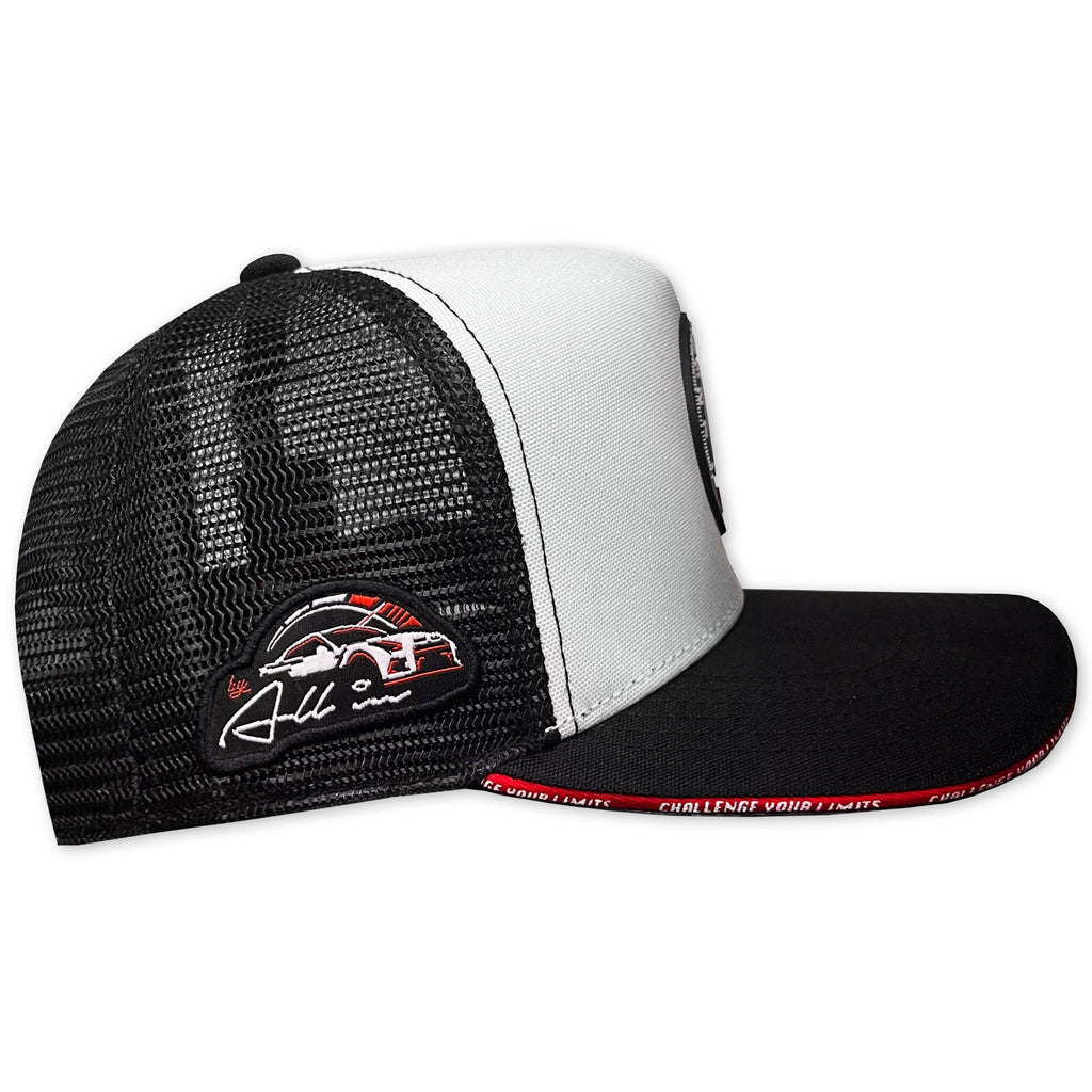 ALL IN BRAND SUPER SPORT B&W RED LINE TRUCKER