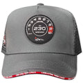 ALL IN BRAND SUPER SPORT GRAY RED LINE TRUCKER