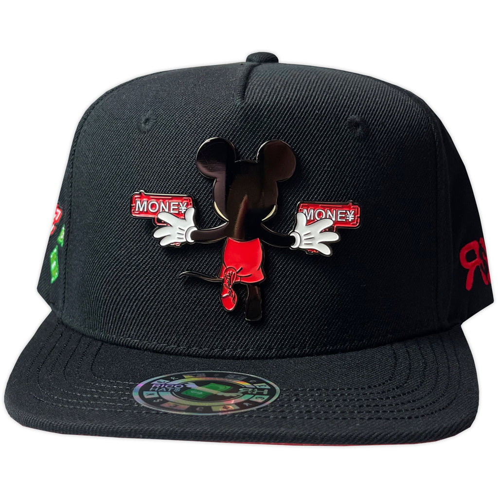 Gorra Rico Hats Mouse Louboutine Black