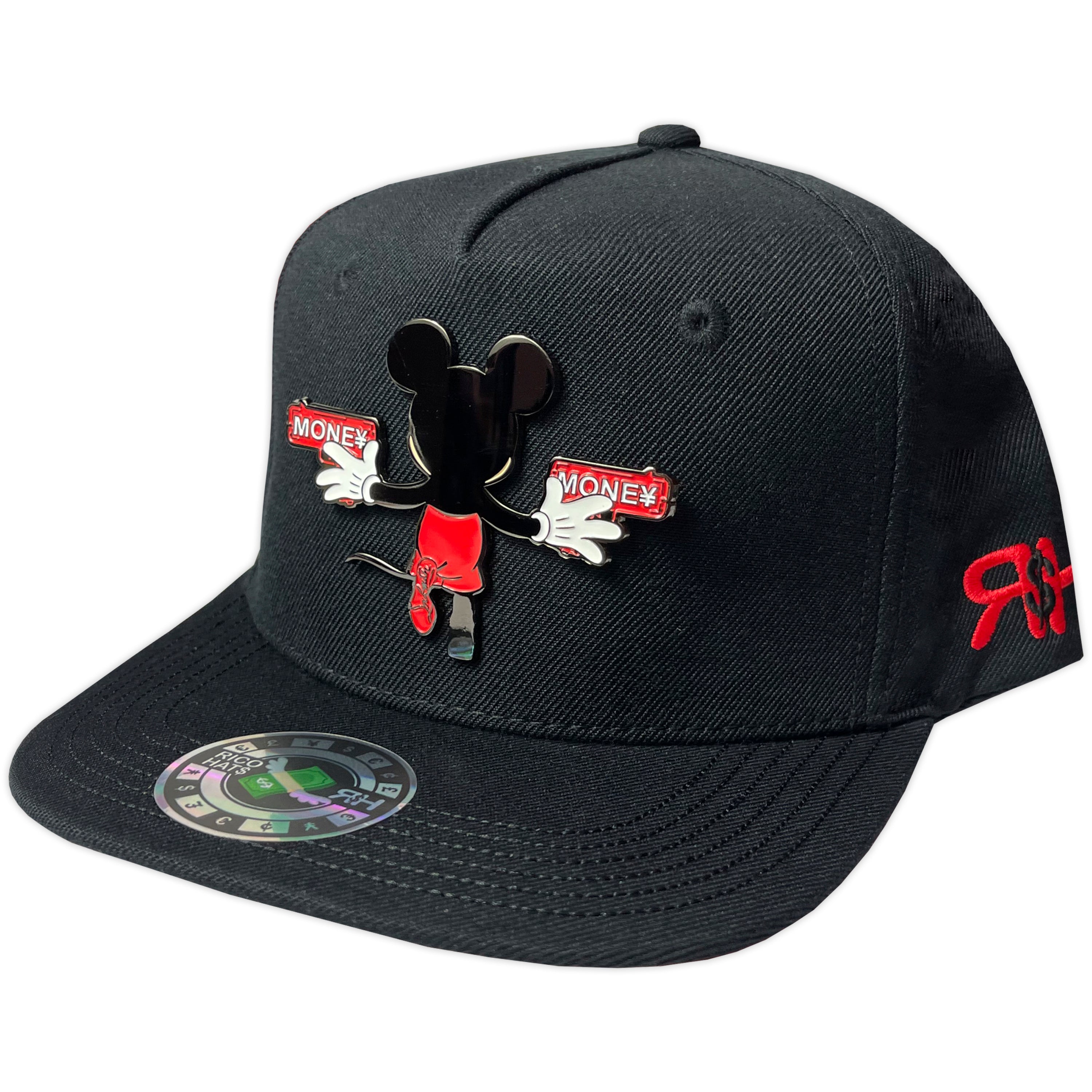 Gorra Rico Hats Mouse Louboutine Black