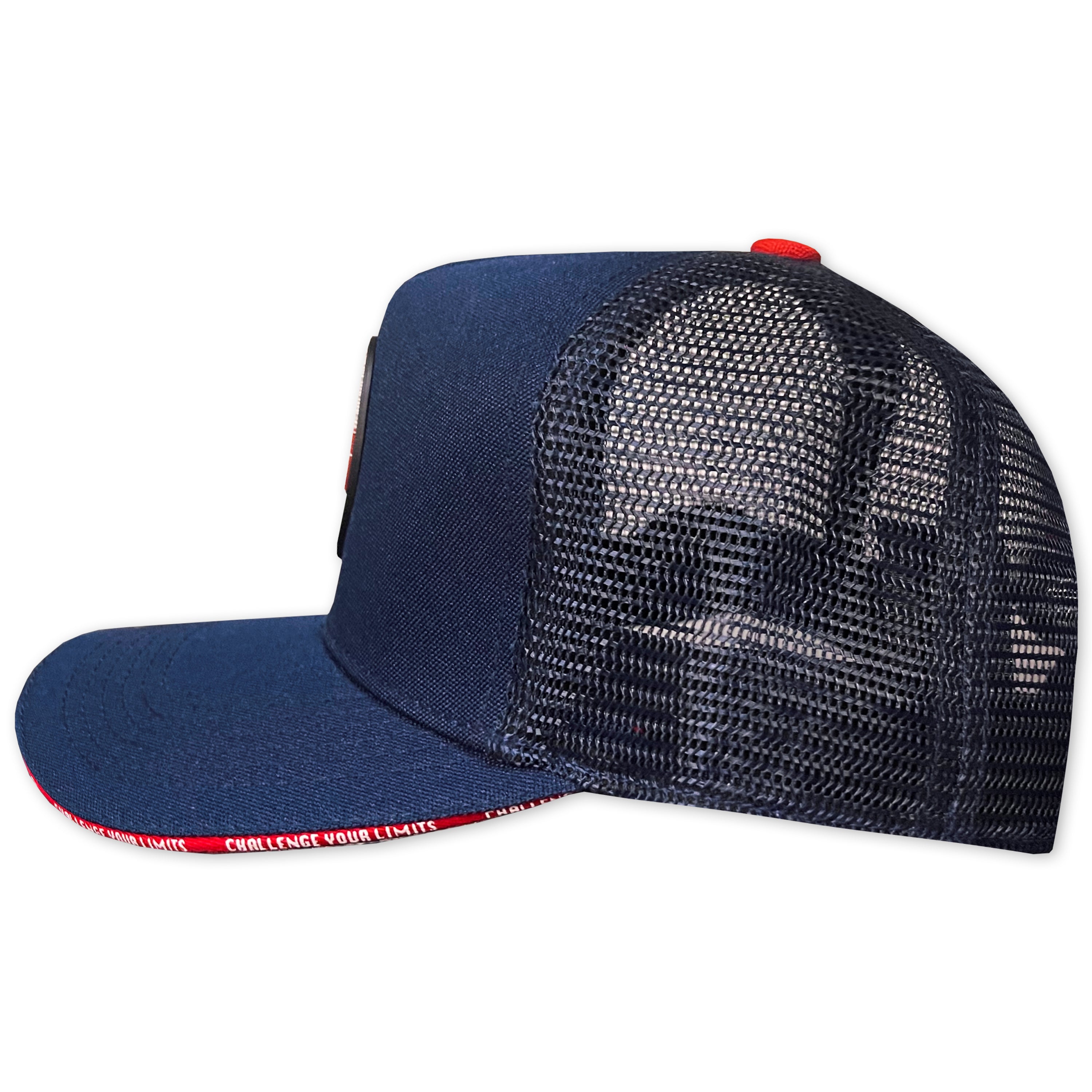 ALL IN BRAND SUPER SPORT BLUE RED LINE TRUCKER