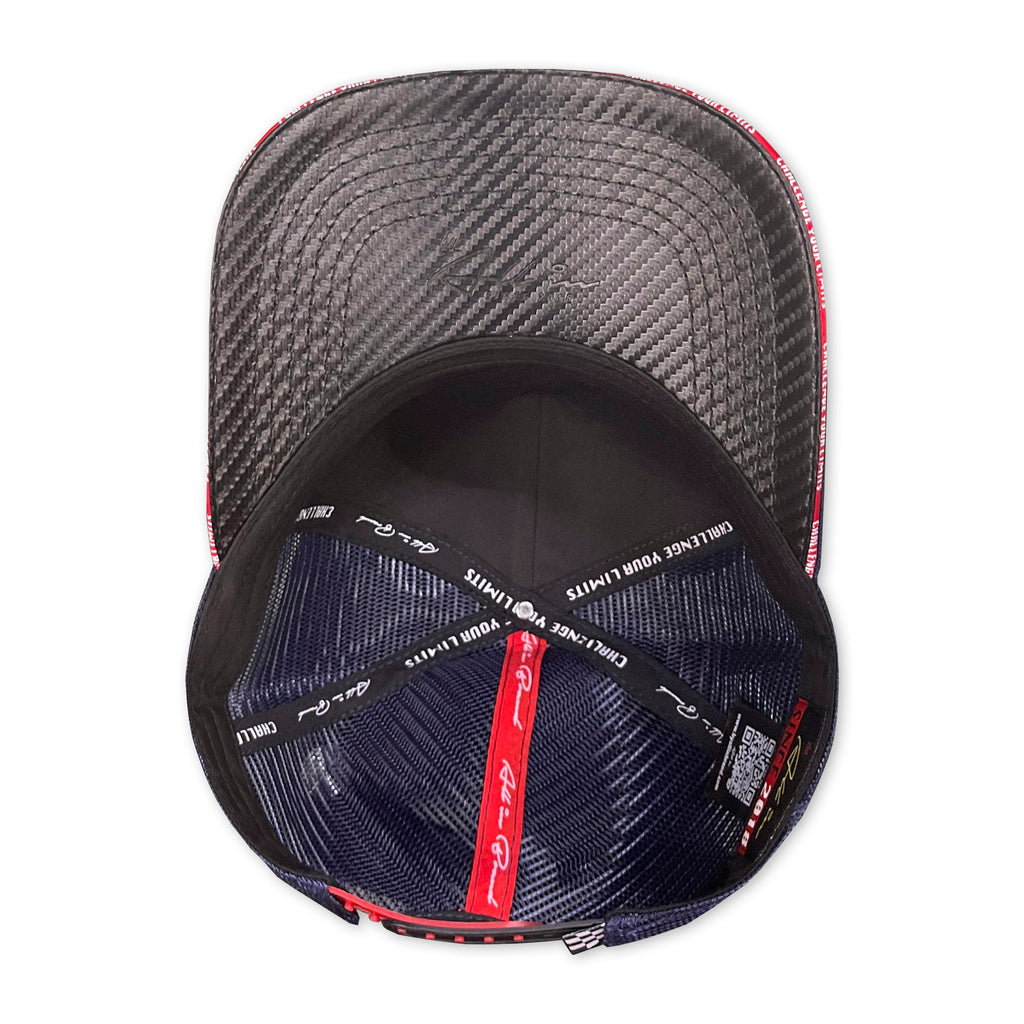 ALL IN BRAND SUPER SPORT BLUE RED LINE TRUCKER