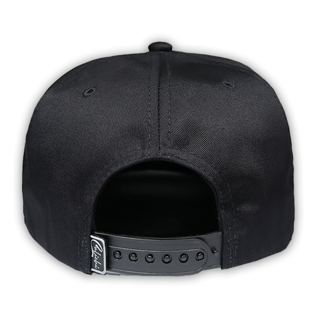GORRA CULICHI CAPS DEAD SKULL BLACK PLACA SOLIDA