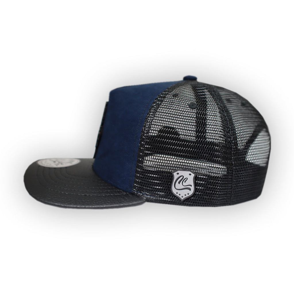 GORRA CULICHI CAPS DUCK COIN BLUE TRUCKER
